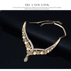 Jewelry Set Manufacturer - 5Pcs Zircon Alloy Punk Weddings Parties Holiday Women