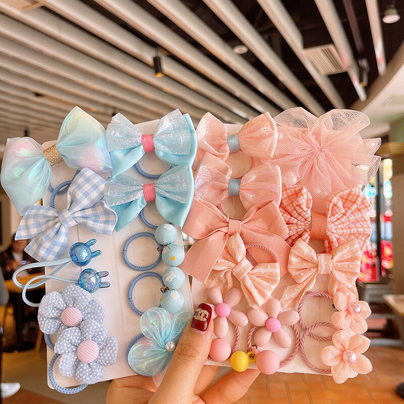 Hair Accessories Manufacturer - Summer Flower Girl Bow Little Girl Cute Hairpin