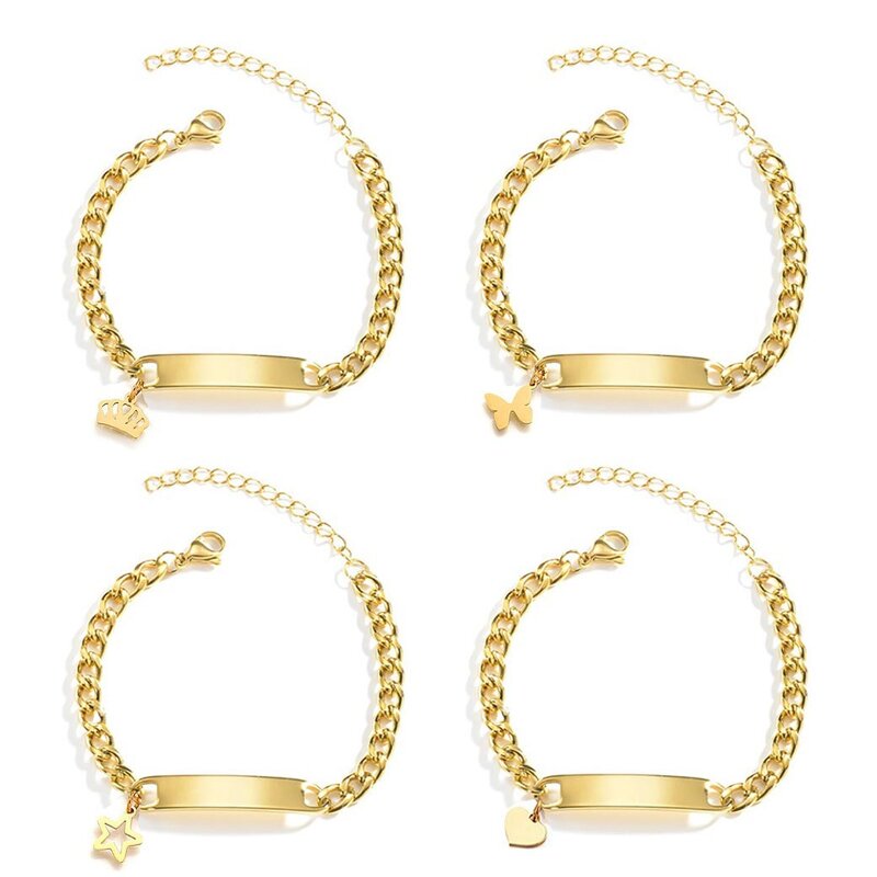 Stainless Steel Bracelet Manufacturer - Personalized Laser Engraving Wholesale Jewelry