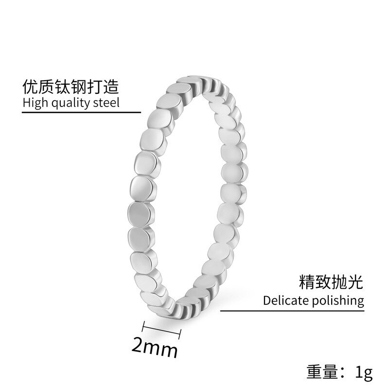 Stainless Steel Ring Manufacturer - 2mm Polished 18k Gold Plated Engagement Wedding Women