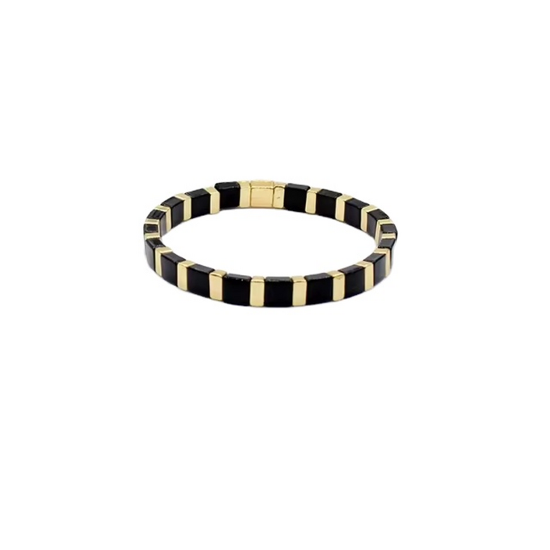 Elastic Bracelets Manufacturer - Bohemian Resizeable Colorful Enamel Minimalist