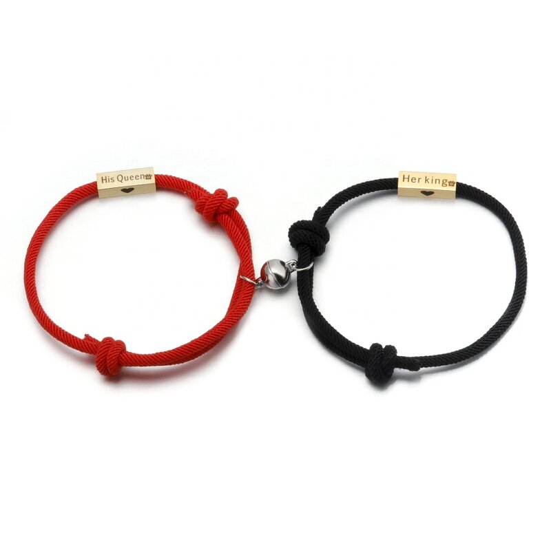 Couple Bracelets Manufacturer - Adjustable Magnetic Touch Love Long Distance Engagement