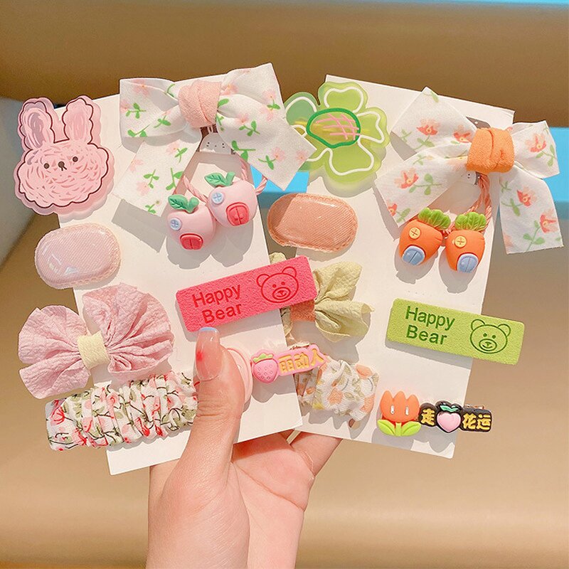 Hair Accessories Manufacturer - Cute Baby Elastic Hairband Sweet Color Girl Clip