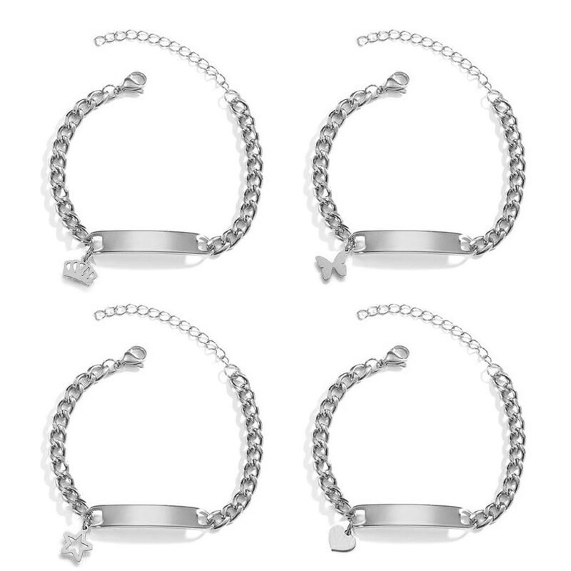 Stainless Steel Bracelet Manufacturer - Personalized Laser Engraving Wholesale Jewelry