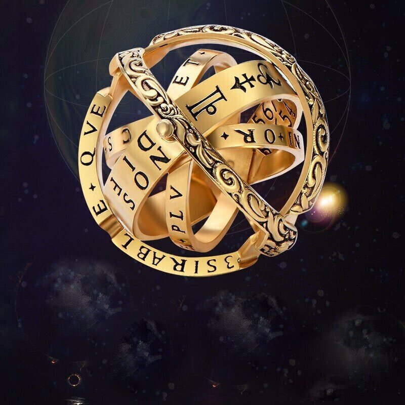 Couple Ring Bracelet Manufacturer - Hip Hop Ball Shaped Rotating Weddings Parties