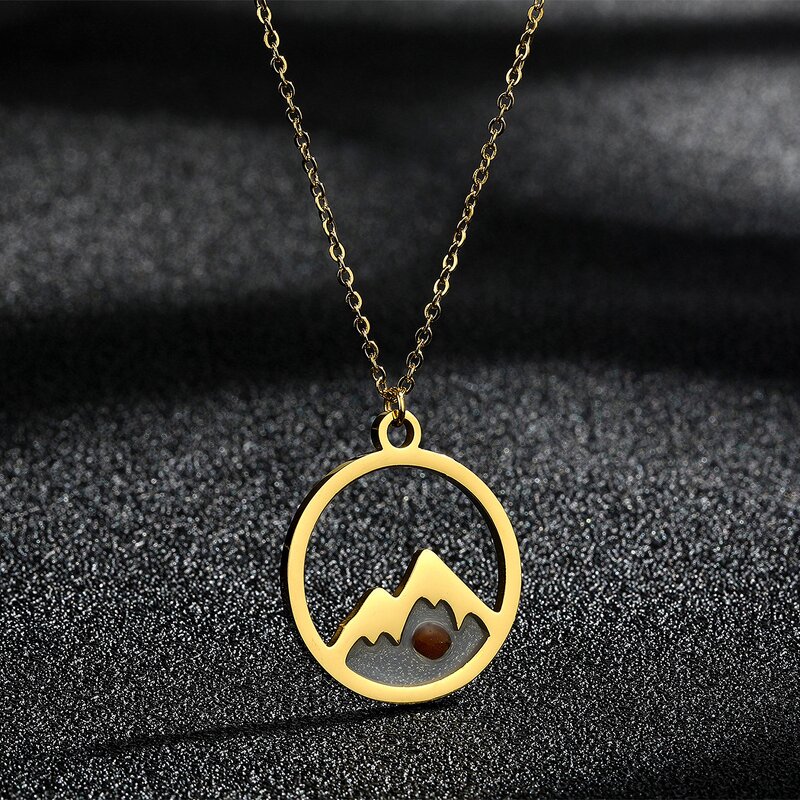 Mountain Necklace Manufacturer - Stainless Steel Mustard Seed Religious Christian Gifts