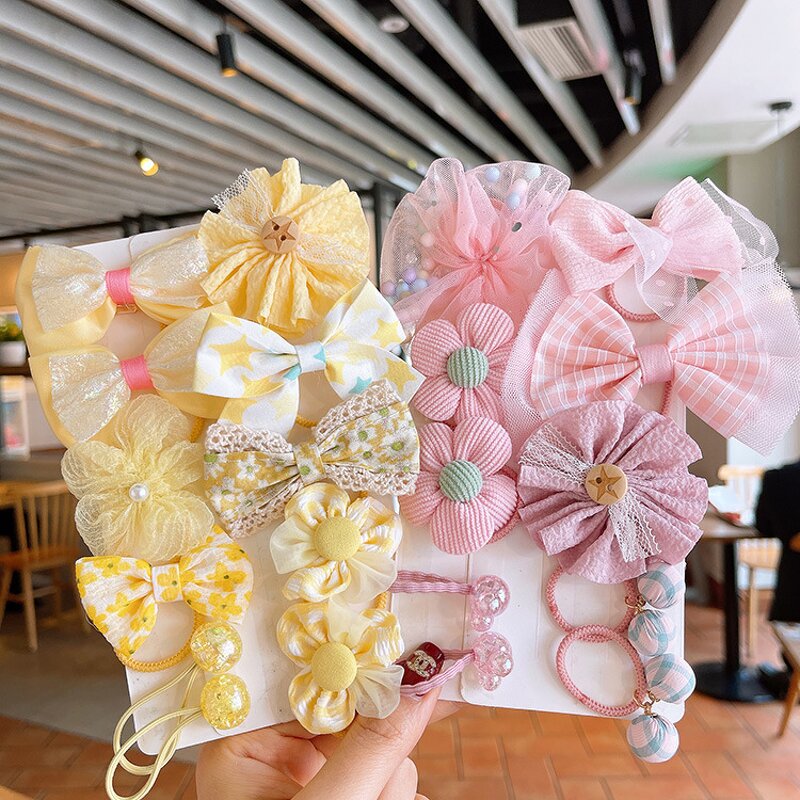 Hair Accessories Manufacturer - Summer Flower Girl Bow Little Girl Cute Hairpin