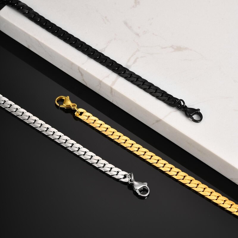 Charm Bracelets Manufacturer - Black Silver Non-Tarnish Flower Heart Anniversary