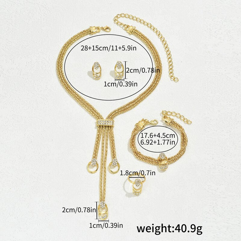 Jewelry Set Manufacturer - Necklace Earrings Ring Bracelet Bridal Wedding Party Women