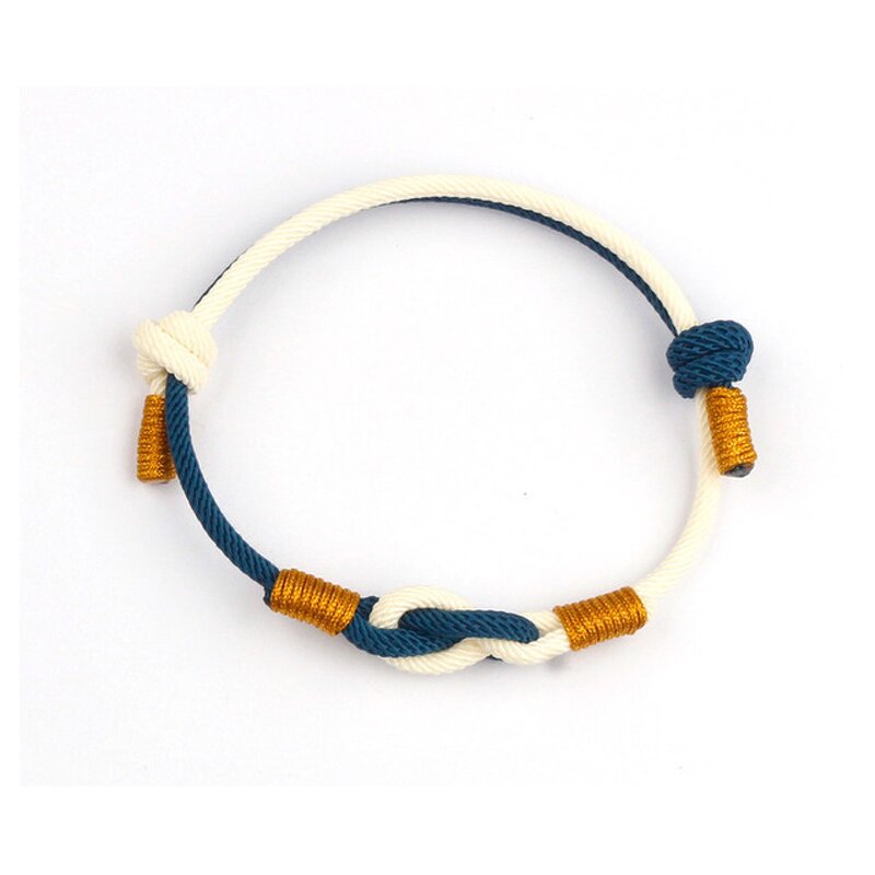 Lovers Bracelet Manufacturer - Friendship Adjustable Cord Woven Couple Jewelry