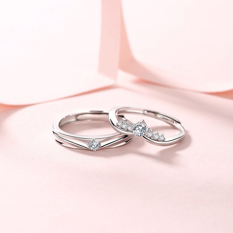 Stacker Ring Manufacturer - 925 Silver 18K Gold Cubic Zirconia Engagement Party