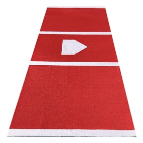Baseball Practice Mat Manufacturer - 3.8*10FT 12mm PE Turf Non-slip Inlaid Homeplate