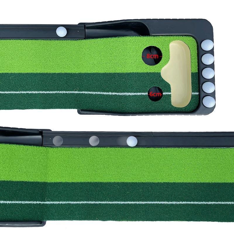 Mini Golf Putting Mat Manufacturer - Auto Ball Return Indoor Outdoor ABS Ambidextrous 50in+
