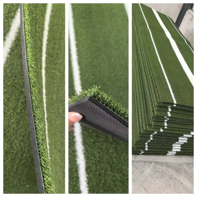 Softball Hitting Mat Manufacturer - 305*90cm PE Turf 5/8/10mm Rubber Backing Heavy Duty