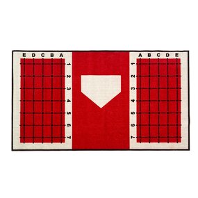 Baseball Teaching Mat Manufacturer - 3.3*5.4ft Anti Slippery Alignment Guide Hitting