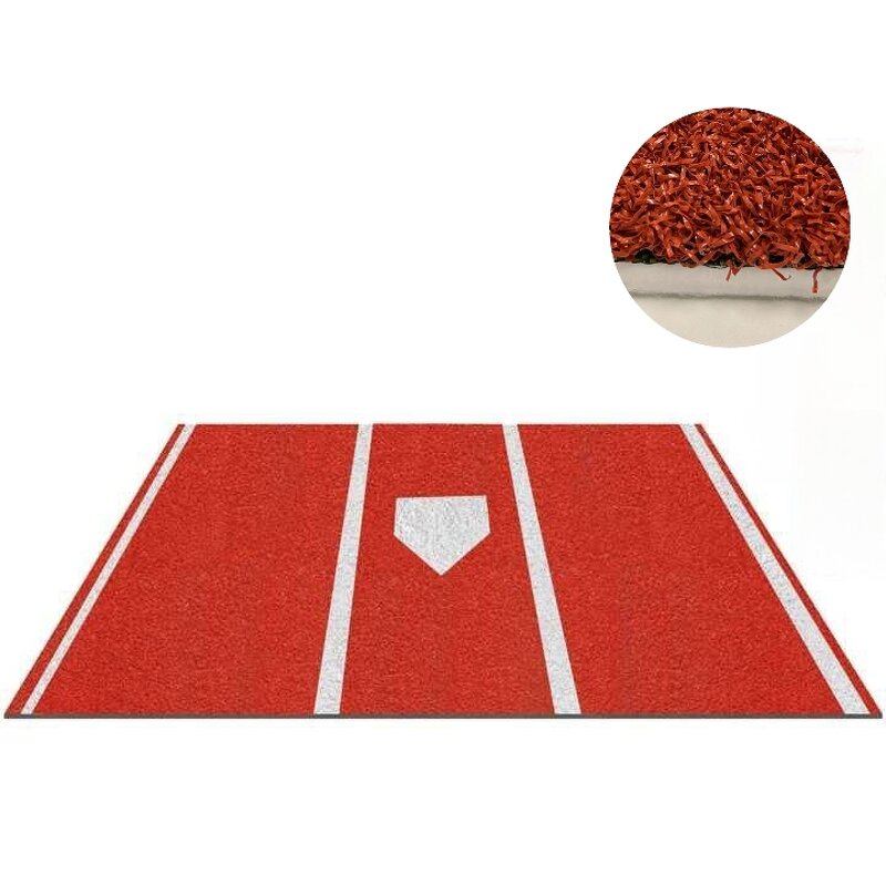 Batting Mat Manufacturer - 3.8'*10' Regulation Turf Batters Box Baseball Cage