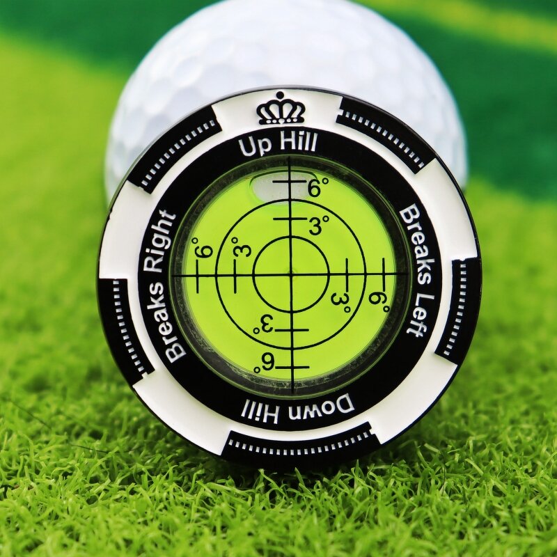 Golf Ball Marker Manufacturer - Zinc Alloy Coin Slope Putting Level Alignment Bubble