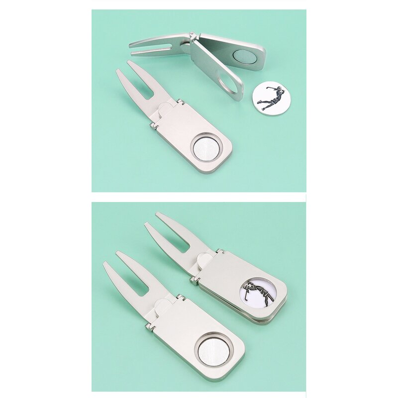 Golf Divot Tool Manufacturer - Magnetic Aluminium Cigar Holder Ball Marker Waterproof Cart