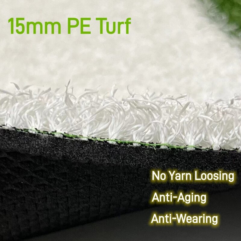 Baseball Practice Mat Manufacturer - 3.8*10FT 12mm PE Turf Non-slip Inlaid Homeplate