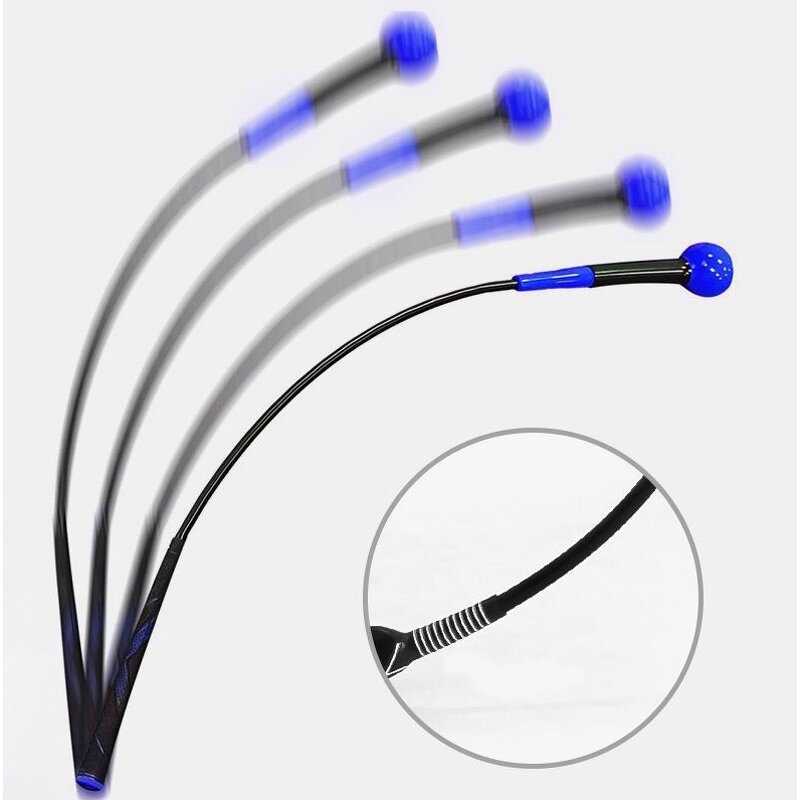 Golf Swing Trainer Manufacturer - Right-Handed Rubber Grip Silicone Carbon Fiber Strength Rhythm