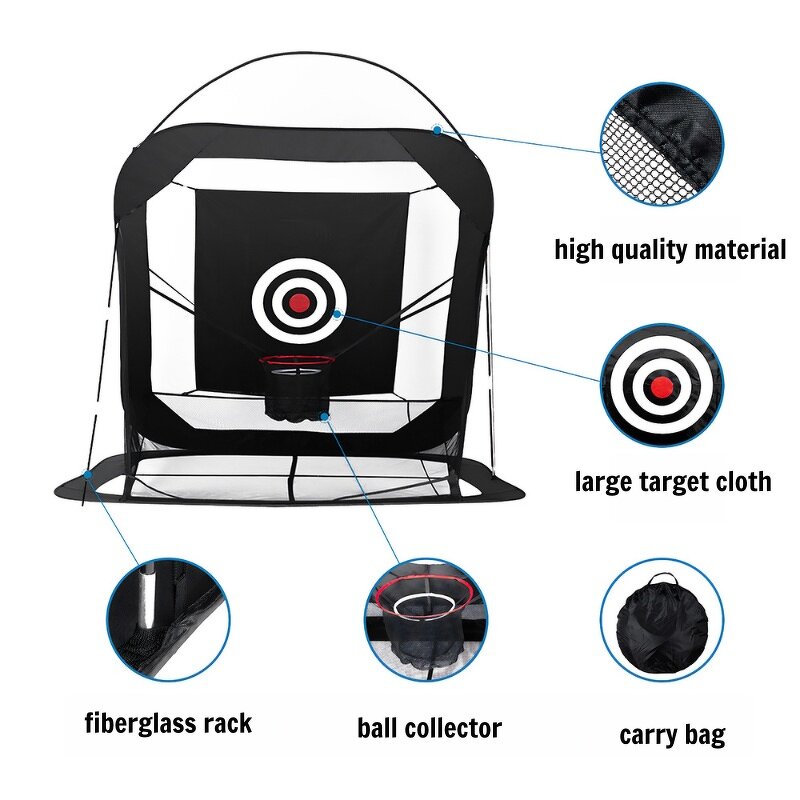 Golf Swing Trainer Manufacturer - Wosofe NET08 Portable Nylon+Glass Fiber Right-Handed Foldable