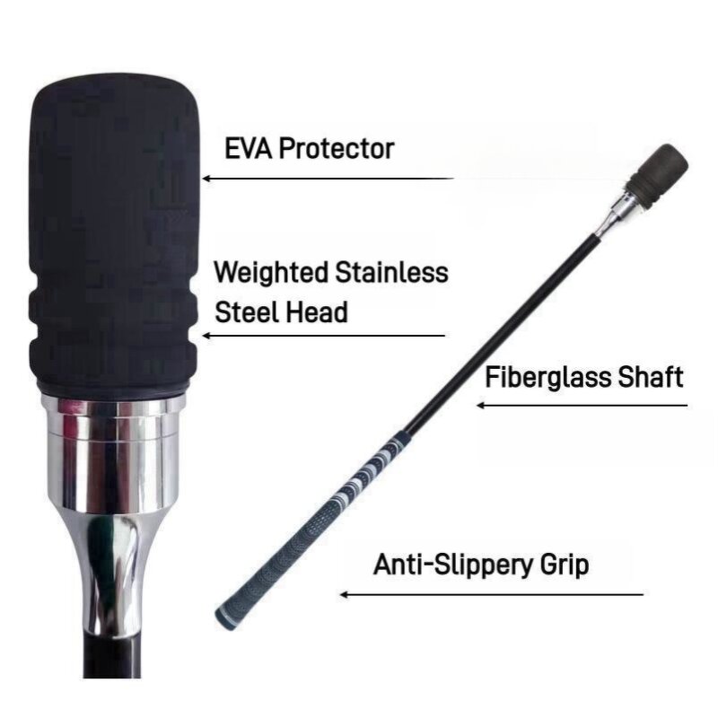 Golf Swing Training Rod Manufacturer - OEM Custom Vocal Speed Correction Indoor Practice Factory Price