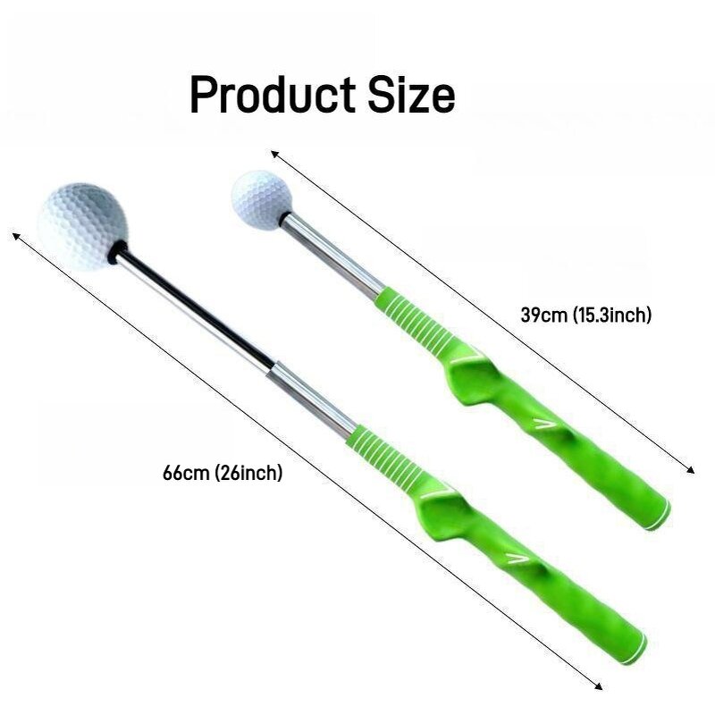 Golf Swing Trainer Manufacturer - Telescopic Portable PU Grip Strength Training Men Women