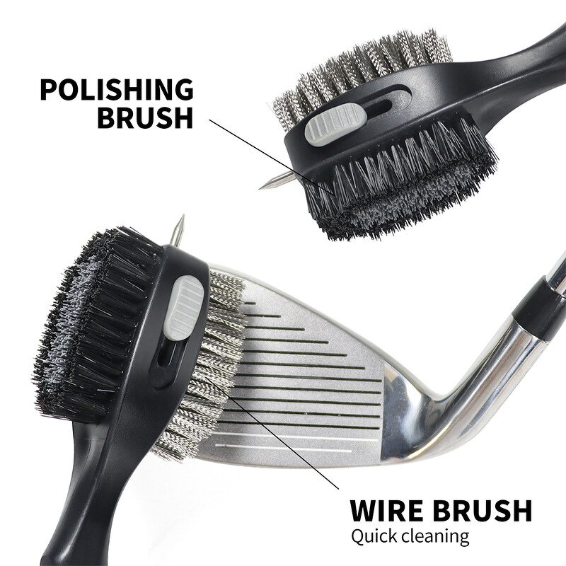 Golf Cleaning Brush Manufacturer - Factory Direct Zinc Alloy 18cm Premium Durable Tool Kit