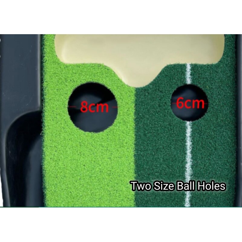 Mini Golf Putting Mat Manufacturer - Auto Ball Return Indoor Outdoor ABS Ambidextrous 50in+