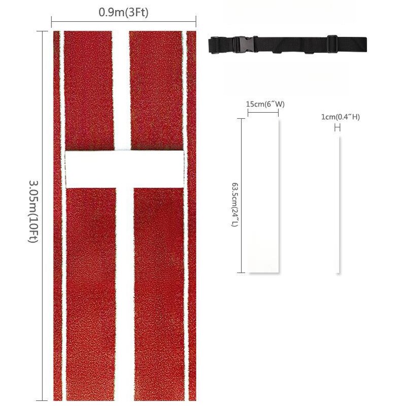 Pitching Mat Manufacturer - 10x3FT Soft Rubber Mound Indoor Outdoor Baseball Training