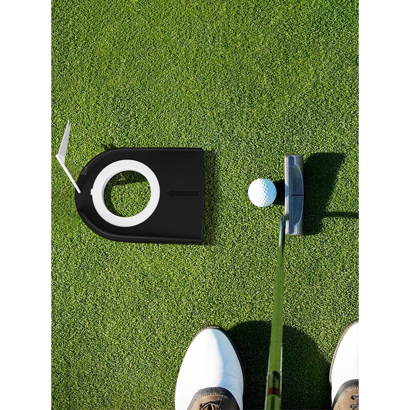 Golf Putter Trainer Manufacturer - 173x133mm PP ABS Indoor Outdoor Custom Logo Ambidextrous