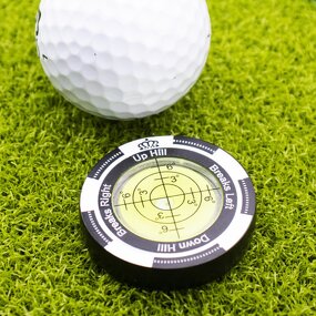 Golf Ball Marker Manufacturer - Zinc Alloy Coin Slope Putting Level Alignment Bubble