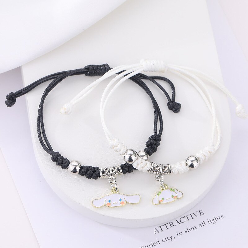 Charm Bracelets Manufacturer - 2pcs/set Star Flower Alloy Imitation Rhodium Plated Women Anniversary Gift