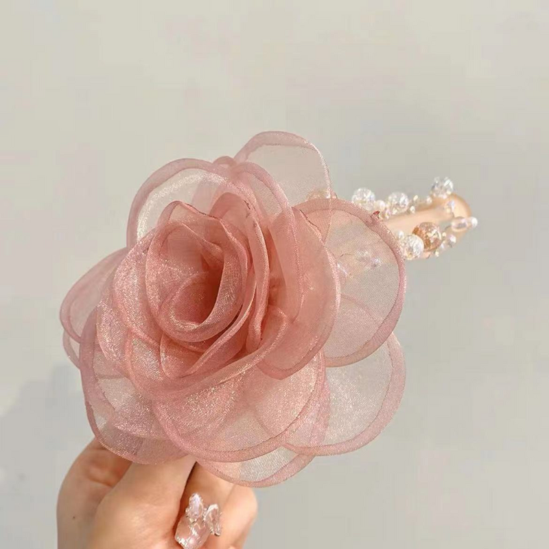 Hair Claws Manufacturer - High-End Super Fairy Flower Large Plastic Internet Celebrity Girls Back Head