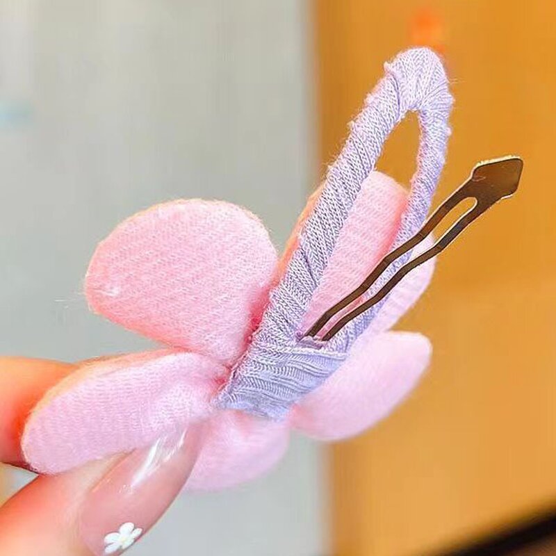 Hair Clips Set Manufacturer - 2 Pcs/set Cute Color Flower Ornament Girls Kids Lovely Barrettes