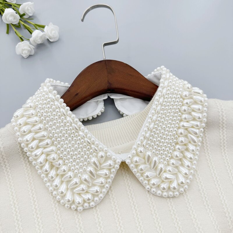 Necklace Manufacturer - Retro Vintage Diamond Collar Pearl Handmade Women Fashion Jewelry Chain