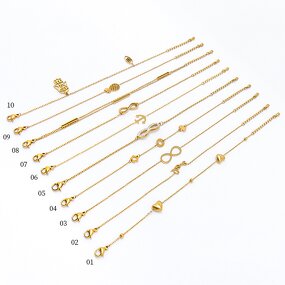 Bracelet Manufacturer - 18K Gold Islamic Infinite Symbol Geometric Stainless Steel Women Summer Jewelry