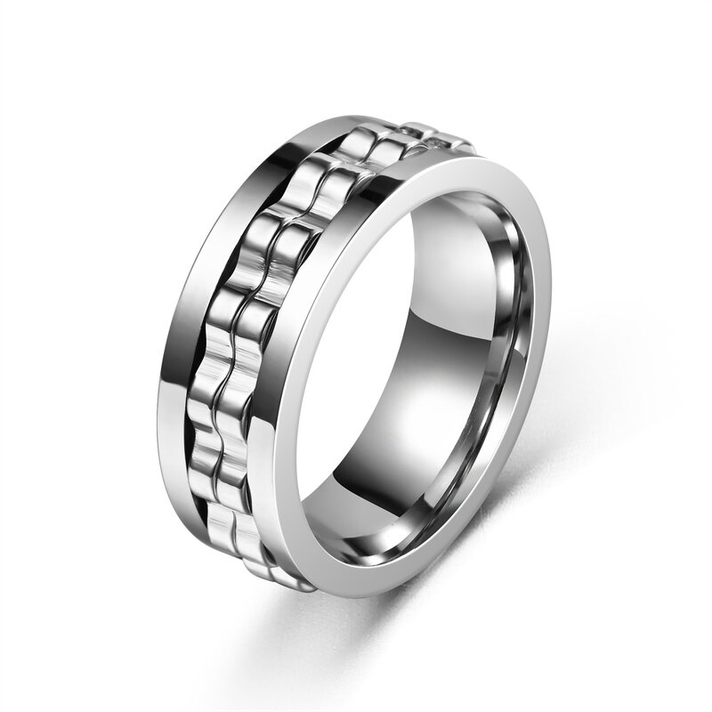 Ring Manufacturer - Unisex Religious Gear Swallow Gold Plated Princess Cut Anxiety Reducing Jewelry