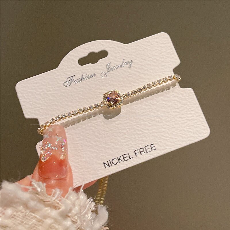 Bracelet Manufacturer - European-American 18K Gold Cubic Zirconia Luxury Women Fashion Jewelry