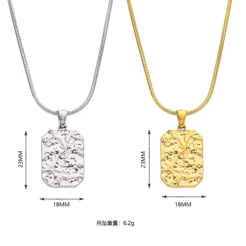 Handchain Manufacturer - Stainless Steel Irregular Texture Non-Fading Women Men Fashion Trendy