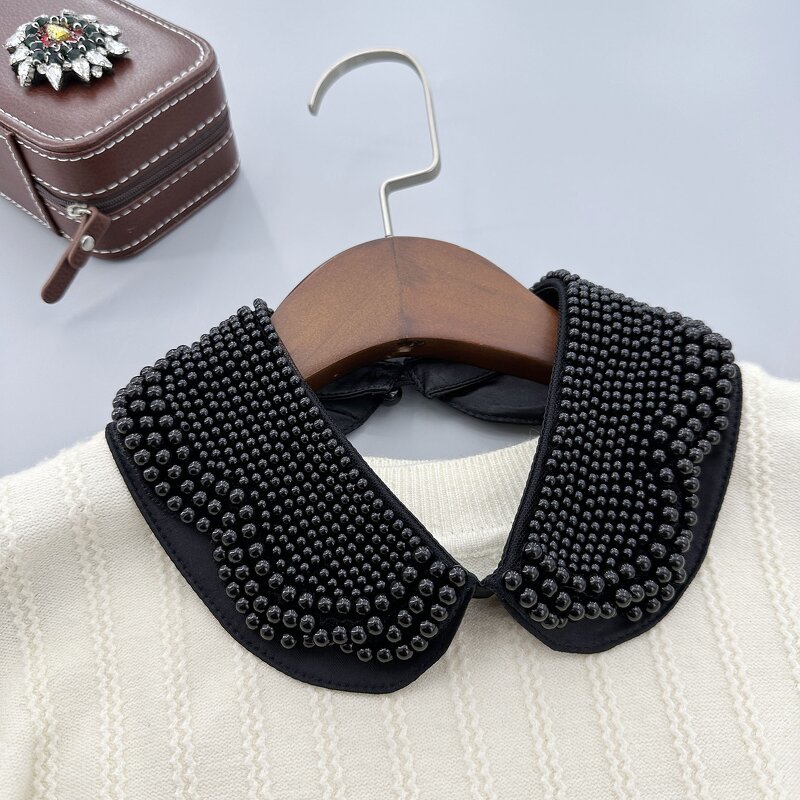 Necklace Manufacturer - Retro Vintage Diamond Collar Pearl Handmade Women Fashion Jewelry Chain