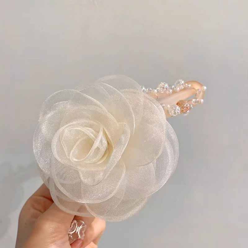 Hair Claws Manufacturer - High-End Super Fairy Flower Large Plastic Internet Celebrity Girls Back Head