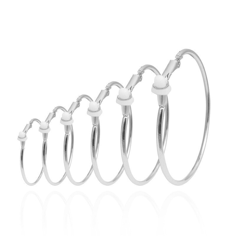 Hoop Earrings Manufacturer - Exaggerated Hip Hop Big Circle Clip-On Women Personality Fashion Jewelry