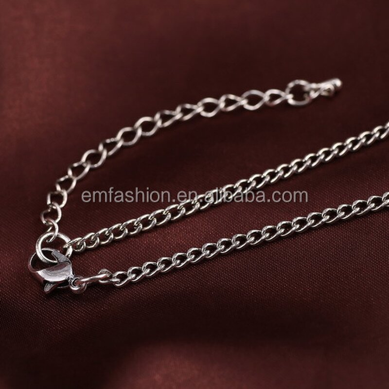 Pendant Necklace Manufacturer - Custom Vintage Mrs Bieber Crystal Link Chain Girls Party Jewelry