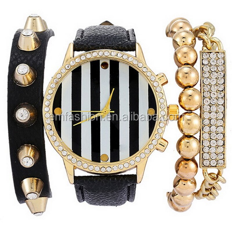 Bracelet Watch Manufacturer - Ladies Gold Alloy Case 38mm Dial 20mm Band Fashion Fancy New Arrival