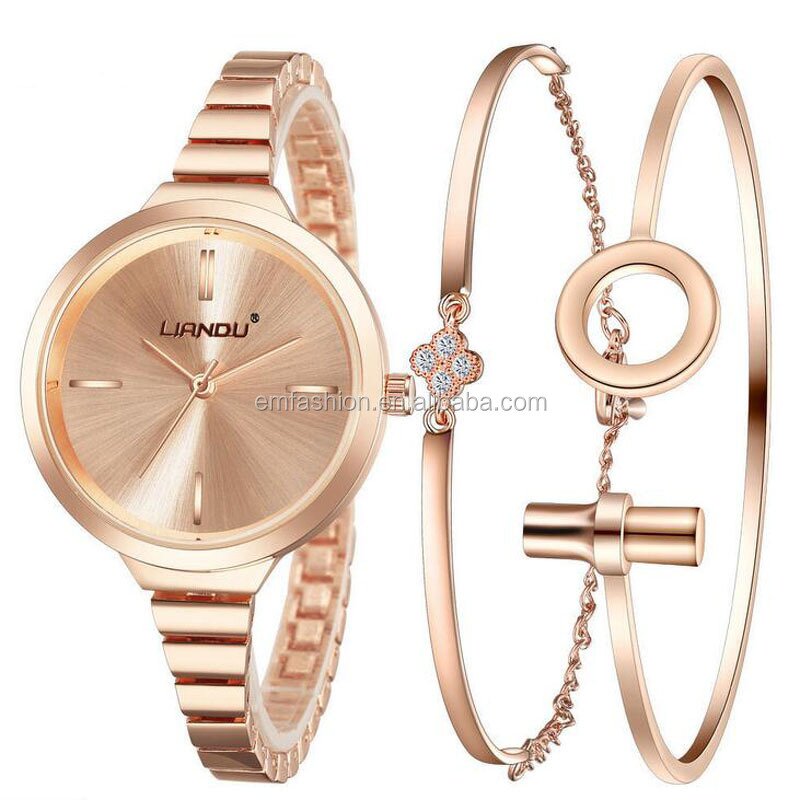 Bracelet Watch Manufacturer - Ladies Gold Alloy Case 38mm Dial 20mm Band Fashion Fancy New Arrival