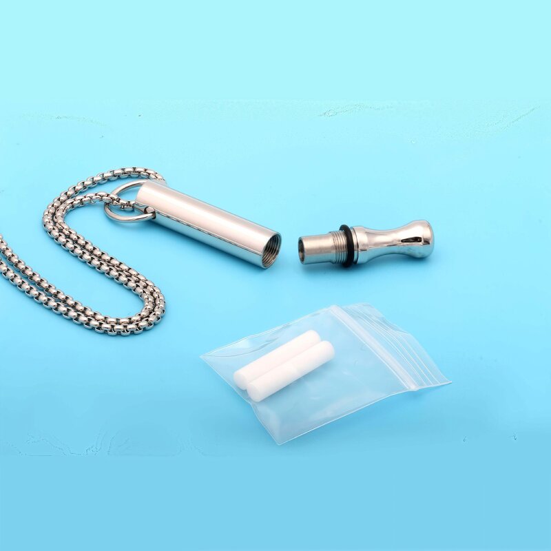 Cigarette Inhaler Manufacturer - Wood Stainless Steel Herbal Quit Smoking Citrus Anger Relief