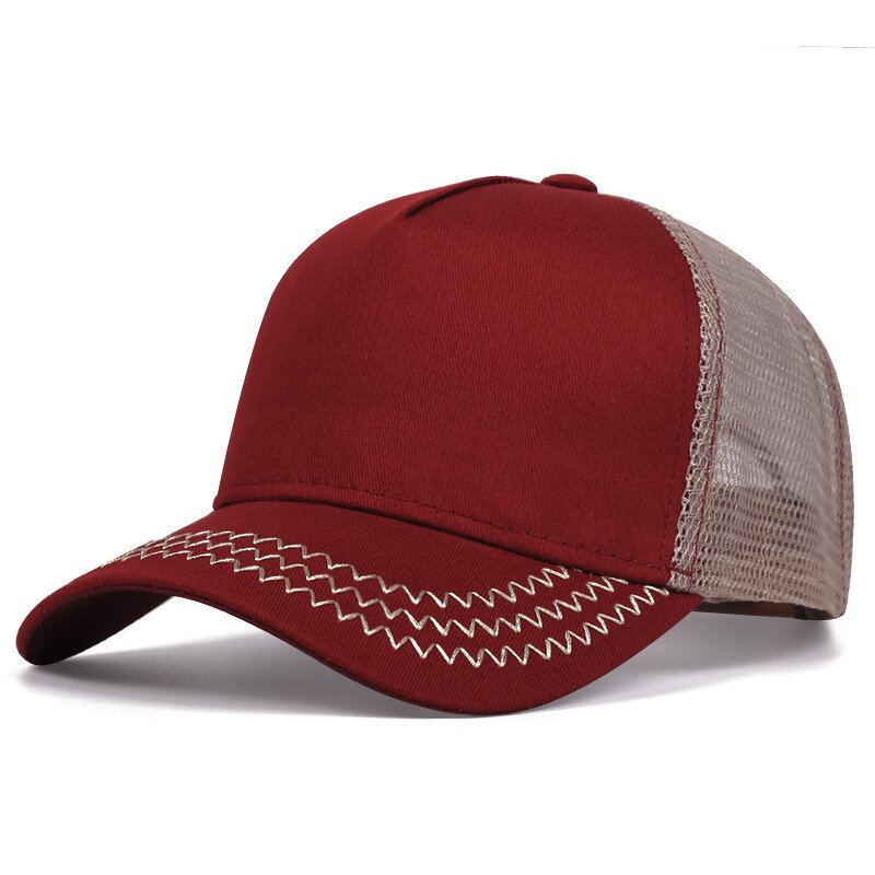Baseball Cap Manufacturer - Wholesale 5 Panel Cotton Mesh Trucker Custom Logo Printed