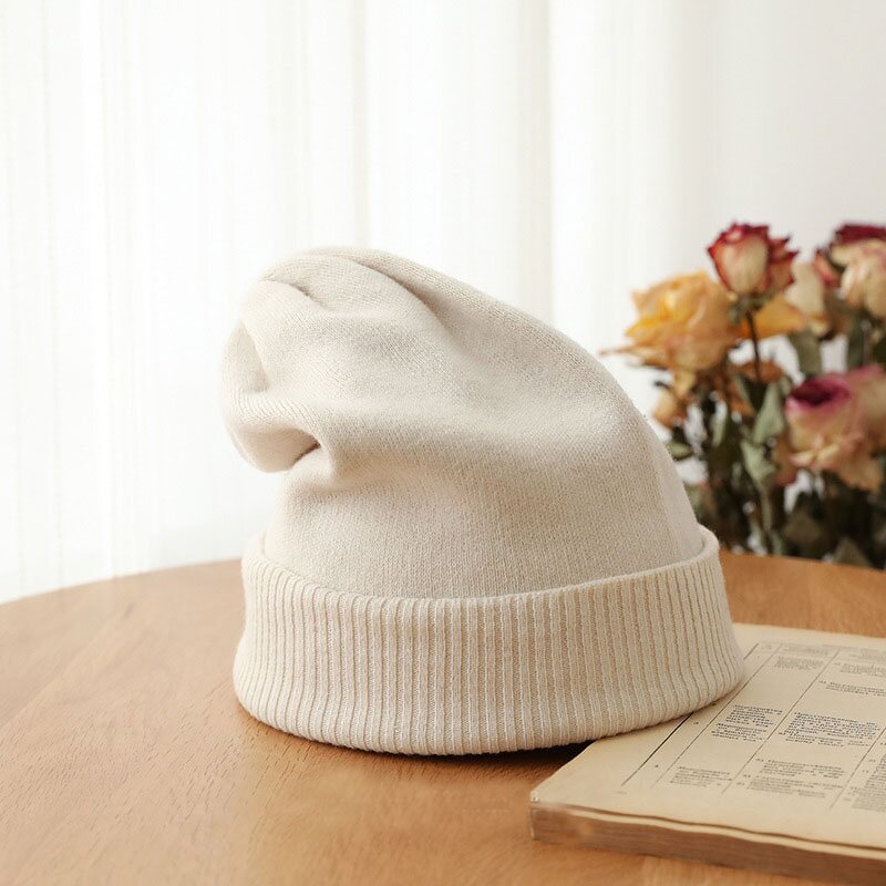 Toque Manufacturer - Acrylic Black White Cotton Sport Cap Crochet Woven Labels Warm Knitted Winter Beanie Cap