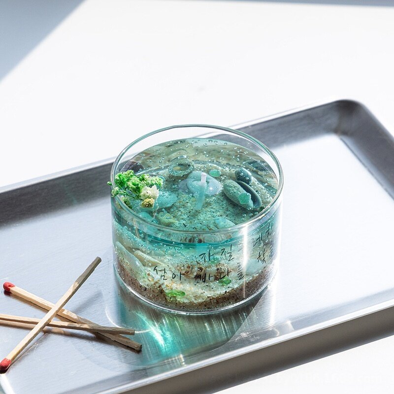 Aromatherapy Candle Manufacturer - Handmade Modern Ocean Beach Coastal Cabin Shell Shaped Gel Wax Wedding Decoration